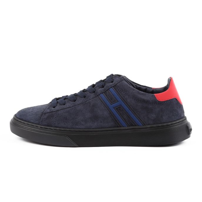 H365 SUEDE SNEAKERS Blue Red