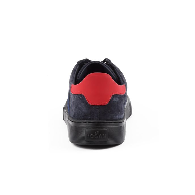 H365 SUEDE SNEAKERS Blue Red