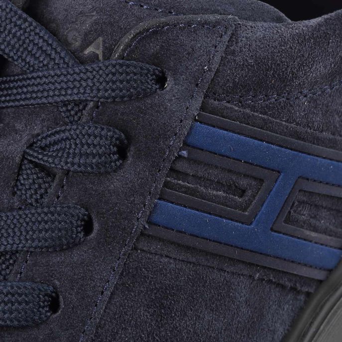 H365 SUEDE SNEAKERS Blue Red