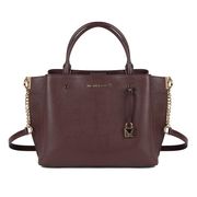 HANDBAG ARIELLE SATCHEL IN HAMMERED LEATHER Woman Barolo HANDBAG ARIELLE SATCHEL IN HAMMERED LEATHER Woman Barolo