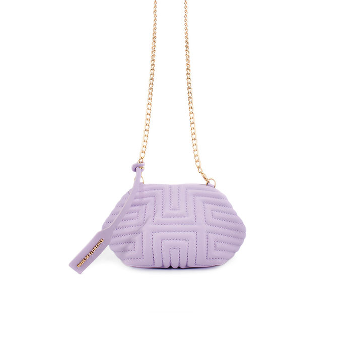Michael Michael Kors Florence Leather Handle Bag - Purple Handle