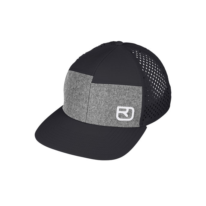 HAT LOGO AIR TRUCKER Unisex Black Raven