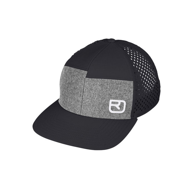 HAT LOGO AIR TRUCKER Unisex Black Raven