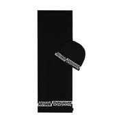 HAT SET AND SCARF Man Black  HAT SET AND SCARF Man Black