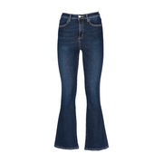 HEIDI HIGH WAIST FLARE JEANS Woman Dark denim HEIDI HIGH WAIST FLARE JEANS Woman Dark denim