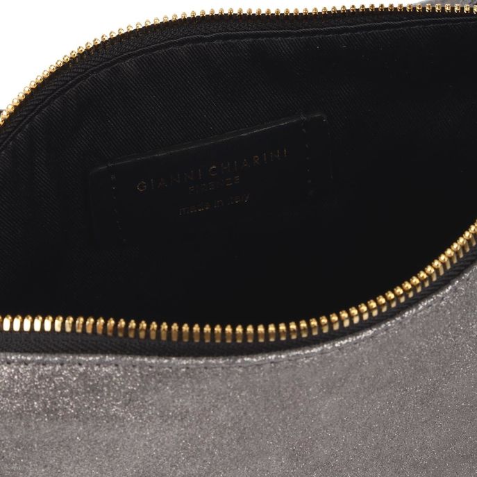 HERMY POCHETTE Grey Glitter