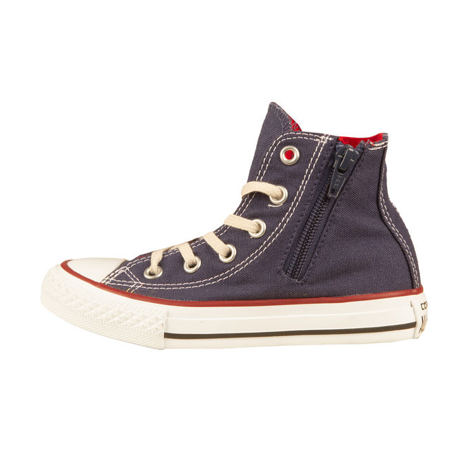 HI CANVAS SNEAKER Boy Navy Red