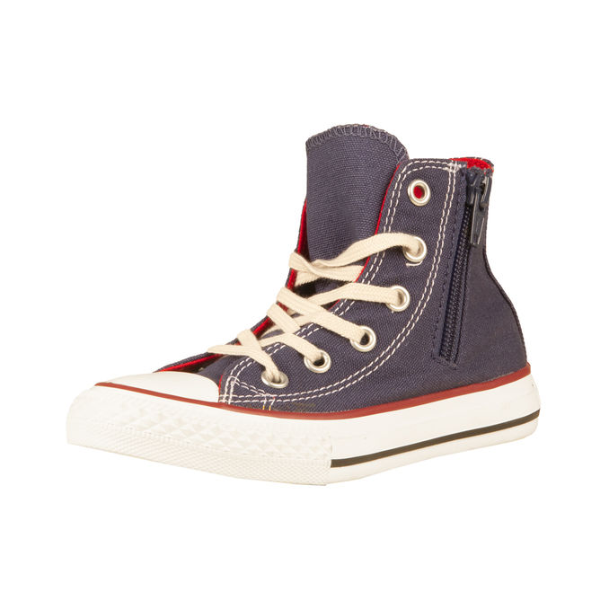 HI CANVAS SNEAKER Boy Navy Red