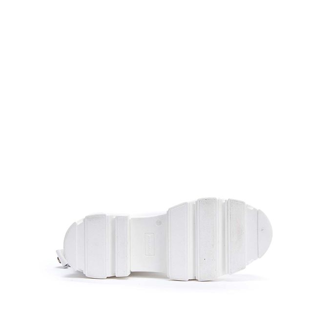 HIGH CALFSKIN BOOTS Woman White