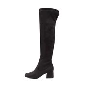 HIGH DELENA SUEDE BOOTS Woman Black HIGH DELENA SUEDE BOOTS Woman Black