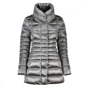 HIGH NECK DOWN JACKET Woman Incense Dark Steel HIGH NECK DOWN JACKET Woman Incense Dark Steel
