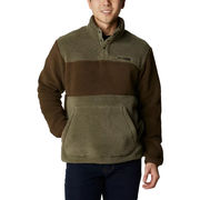 HIGH NECK FLEECE RUGGED RIDGE BICOLOR Man Stone Green HIGH NECK FLEECE RUGGED RIDGE BICOLOR Man Stone Green