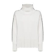 HIGH NECK JACKET  Woman Milk HIGH NECK JACKET  Woman Milk