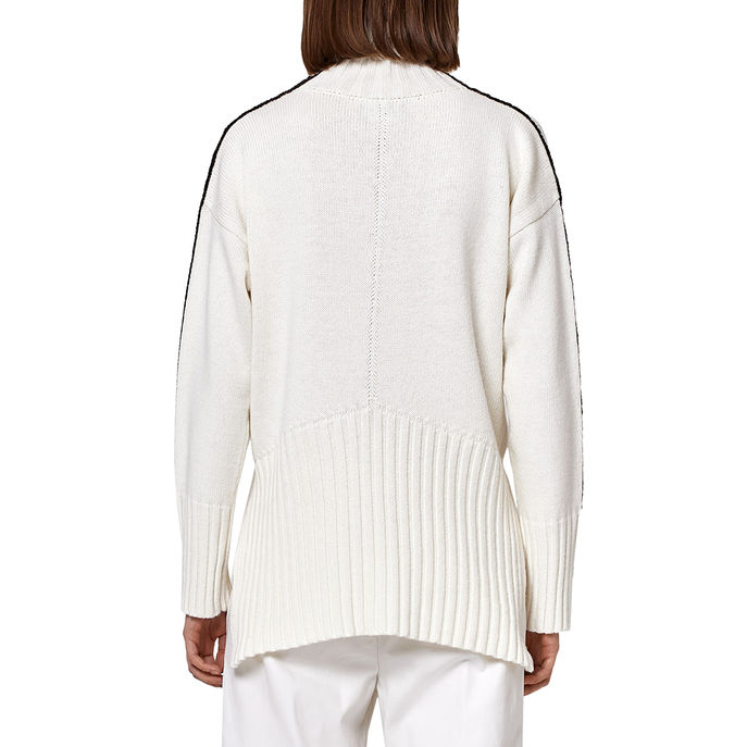 HIGH NECK JACKET  Woman Milk