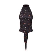 HIGH NECK TANK TOP WITH KNOT ON THE BACK Woman Black Space HIGH NECK TANK TOP WITH KNOT ON THE BACK Woman Black Space