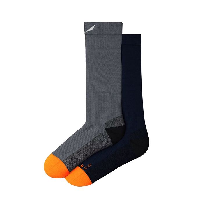 HIGH SOCKS MOUNTAIN TRAINER LANA MERINO Man Navy Blazer