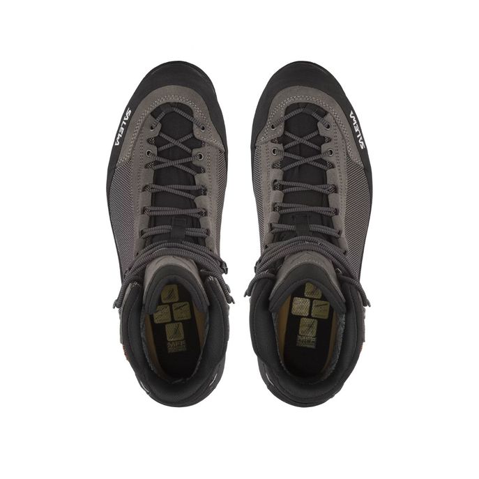 HIKING SHOES CROW GORETEX Man Wallnut Fluo Orange