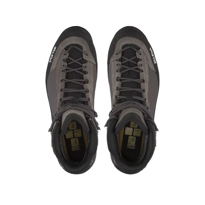 HIKING SHOES CROW GORETEX Man Wallnut Fluo Orange