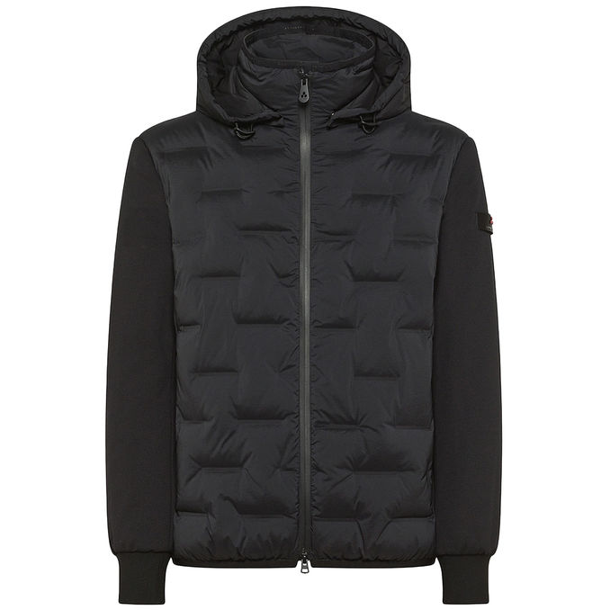 HOLZER SJN BMAT BI-MATERIAL JACKET WITH JACQUARD QUILT