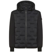 HOLZER SJN BMAT BI-MATERIAL JACKET WITH JACQUARD QUILT HOLZER SJN BMAT BI-MATERIAL JACKET WITH JACQUARD QUILT