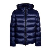 HONOVA FULL ZIP DOWN JACKET WITH HOOD Man Blue HONOVA FULL ZIP DOWN JACKET WITH HOOD Man Blue