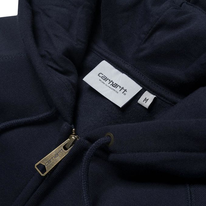 HOODED CHASE JACKET Man Dark navy gold