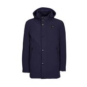 HOODED JACKET IN TASLAN CORY Man Blu Notte Intenso HOODED JACKET IN TASLAN CORY Man Blu Notte Intenso