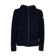 HOODED JACKET IN WOOL CLOTH Man Blu Navy HOODED JACKET IN WOOL CLOTH Man Blu Navy