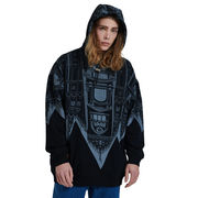 HOODED SWEATSHIRT BENCH DUOMO REVERSE Man Black Grey HOODED SWEATSHIRT BENCH DUOMO REVERSE Man Black Grey