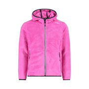 HOODED SWEATSHIRT IN HIGHLOFT FLEECE Girl Purple Fluo HOODED SWEATSHIRT IN HIGHLOFT FLEECE Girl Purple Fluo
