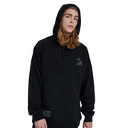 HOODED SWEATSHIRT WITH 3D LETTERING Man Black HOODED SWEATSHIRT WITH 3D LETTERING Man Black