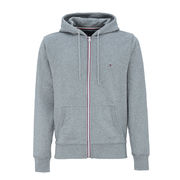HOODED SWEATSHIRT WITH CONTRASTING PROFILES Man Med Grey HOODED SWEATSHIRT WITH CONTRASTING PROFILES Man Med Grey