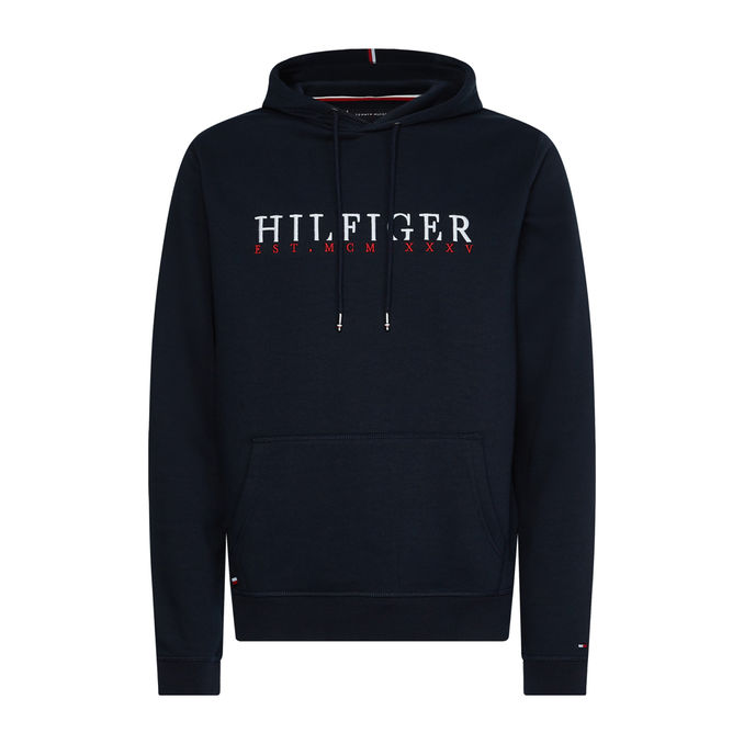 TOMMY HILFIGER HOODED SWEATSHIRT WITH GRAPHIC Man Desert Sky ...