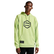 HOODED SWEATSHIRT WITH HEXAGON LOGO Man Yellow Black HOODED SWEATSHIRT WITH HEXAGON LOGO Man Yellow Black