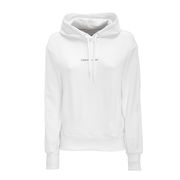 HOODED SWEATSHIRT WITH MONOGRAM LOGO Woman Bright White HOODED SWEATSHIRT WITH MONOGRAM LOGO Woman Bright White