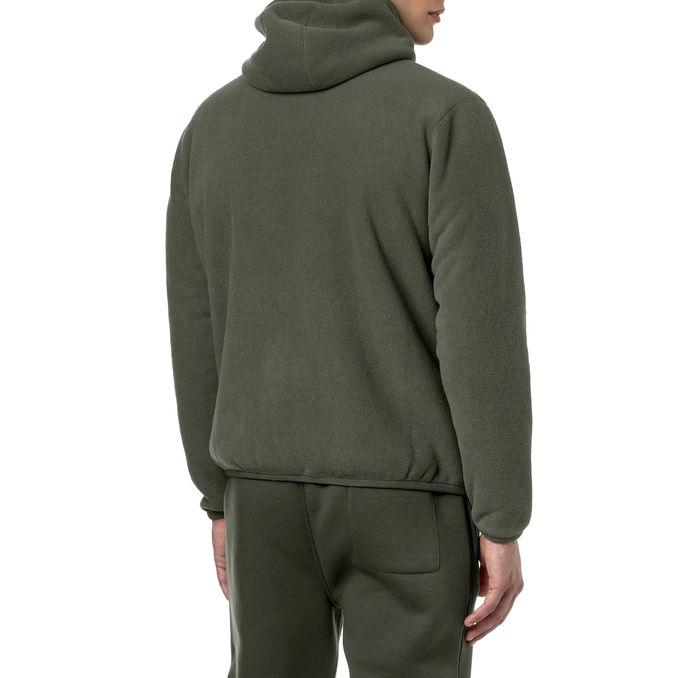 HOODIE JACK SHERPA POLAR FLEECE Man Green Blue Navy