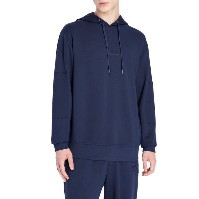 HOODIE LOGO BOLD Man Navy Blazer