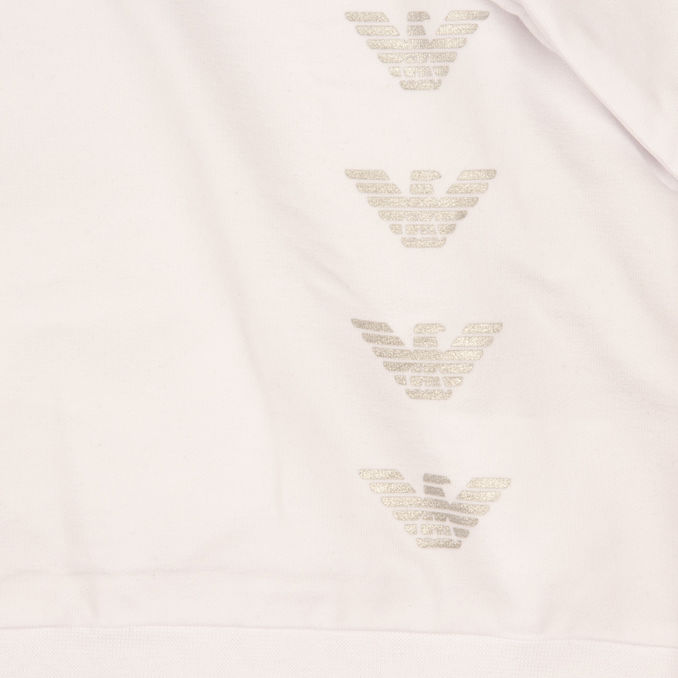 HOODIE LOGO EAGLE Girl White