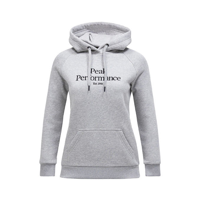 HOODIE ORIGINAL Woman Grey Melange Black  