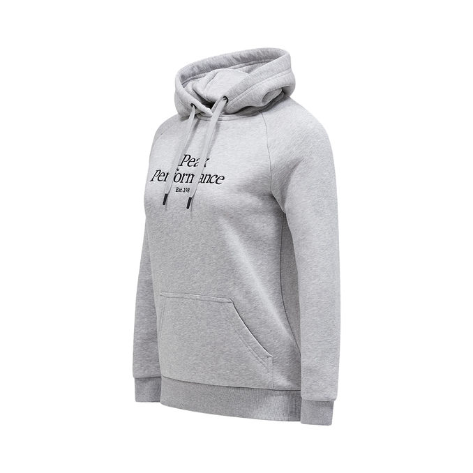 HOODIE ORIGINAL Woman Grey Melange Black  