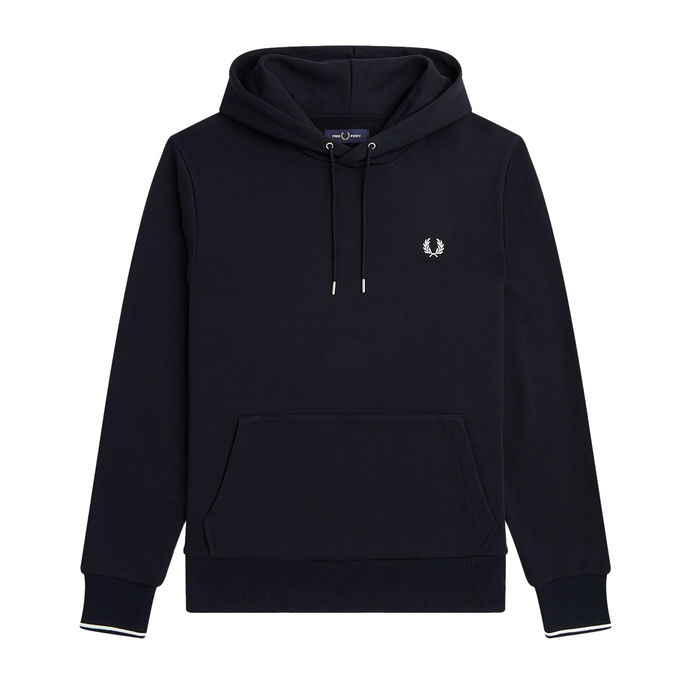 HOODIE TIPPED HOODED Man Navy