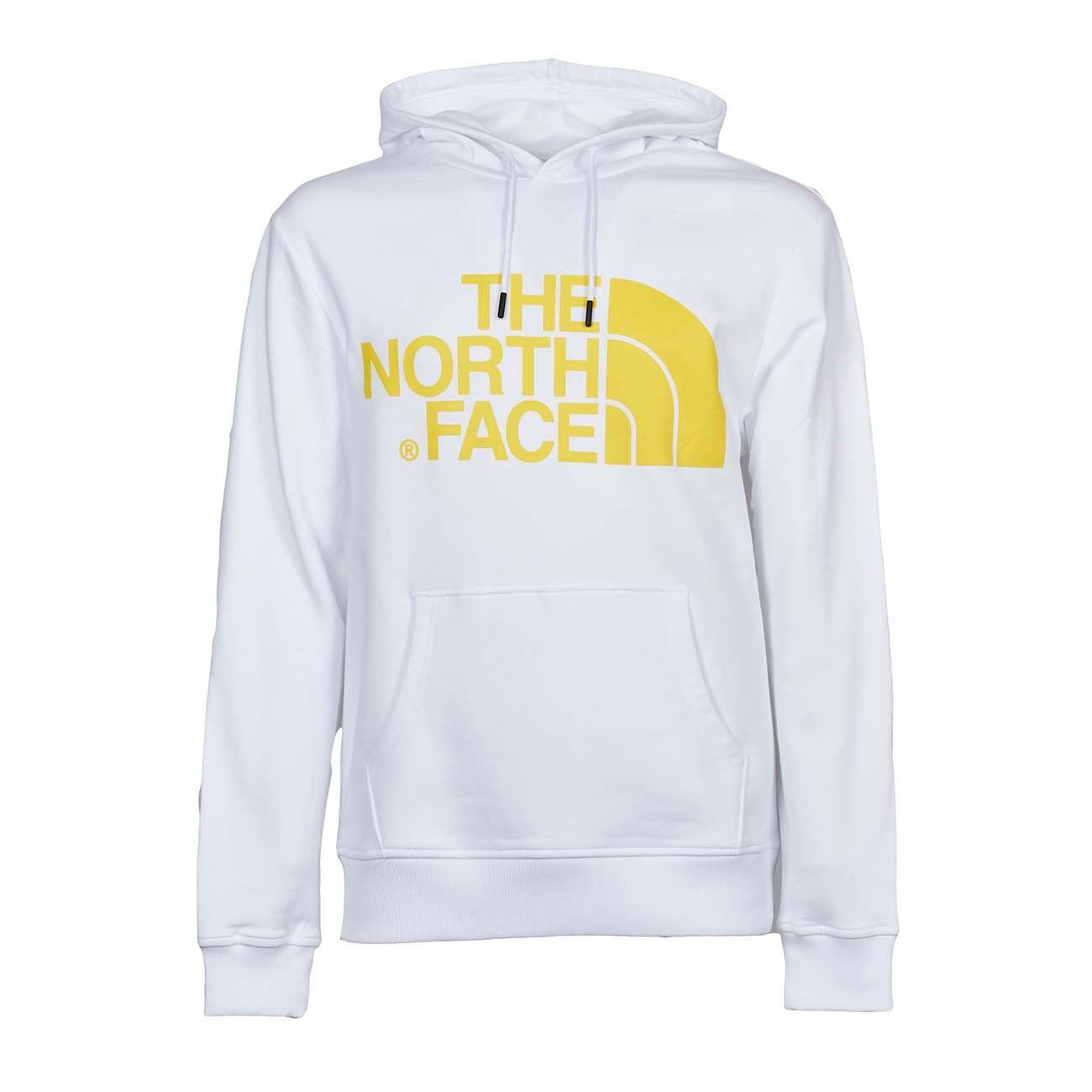 white hoodie north face