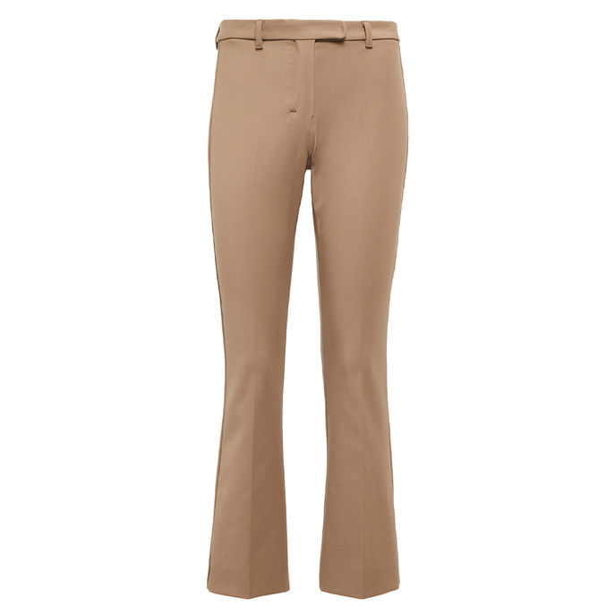 HUMANITA ZAMPETTA PANTS Woman Perfect Camel