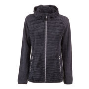 HYBRID JACKET IN HIGHLOFT FUR AND KNIT-TECH SLEEVES Woman Peach HYBRID JACKET IN HIGHLOFT FUR AND KNIT-TECH SLEEVES Woman Peach