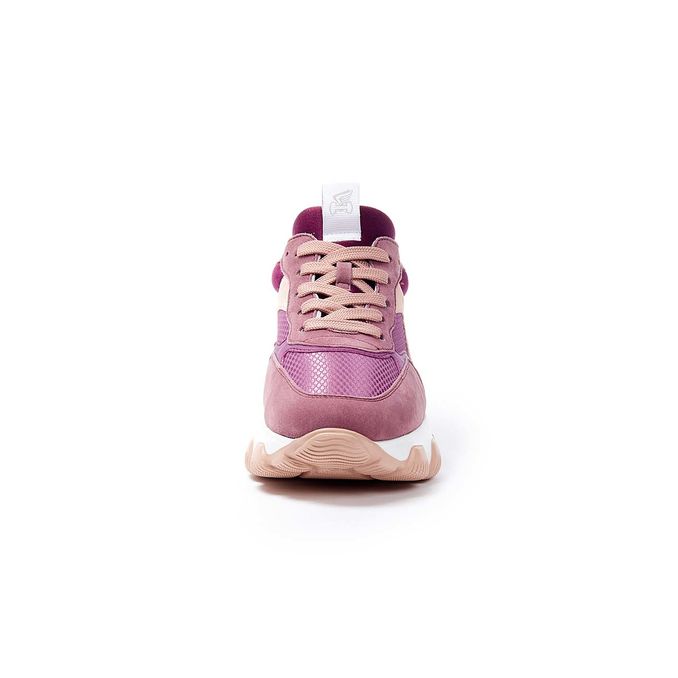 HYPERACTIVE SNEAKERS Woman Pink Plum Cavallino