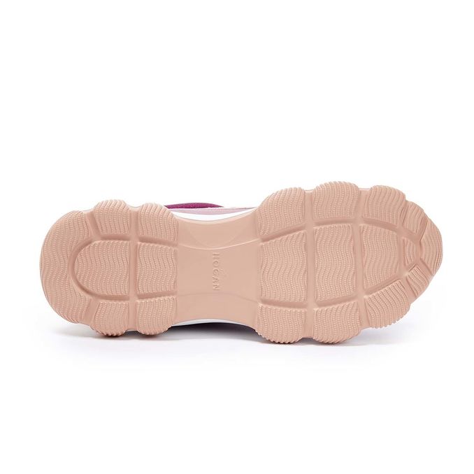 HYPERACTIVE SNEAKERS Woman Pink Plum Cavallino