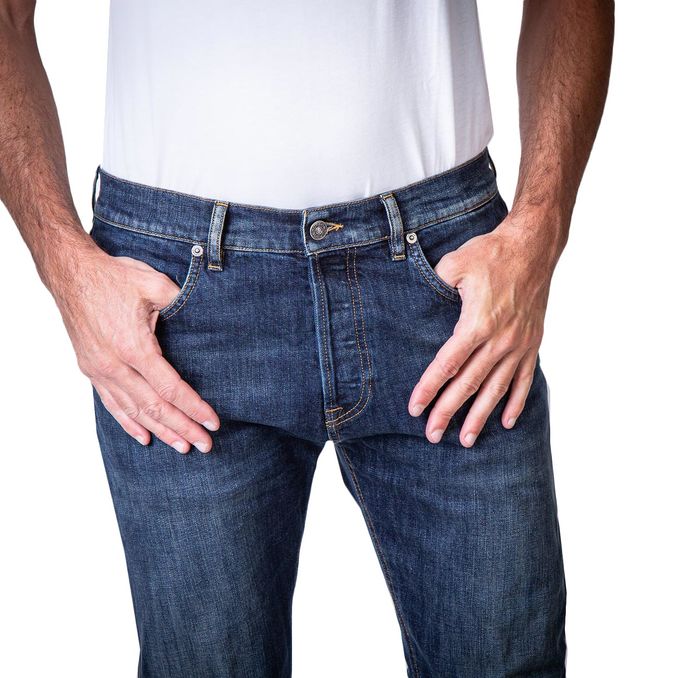 ICON DARK BLUE WASHED JEANS