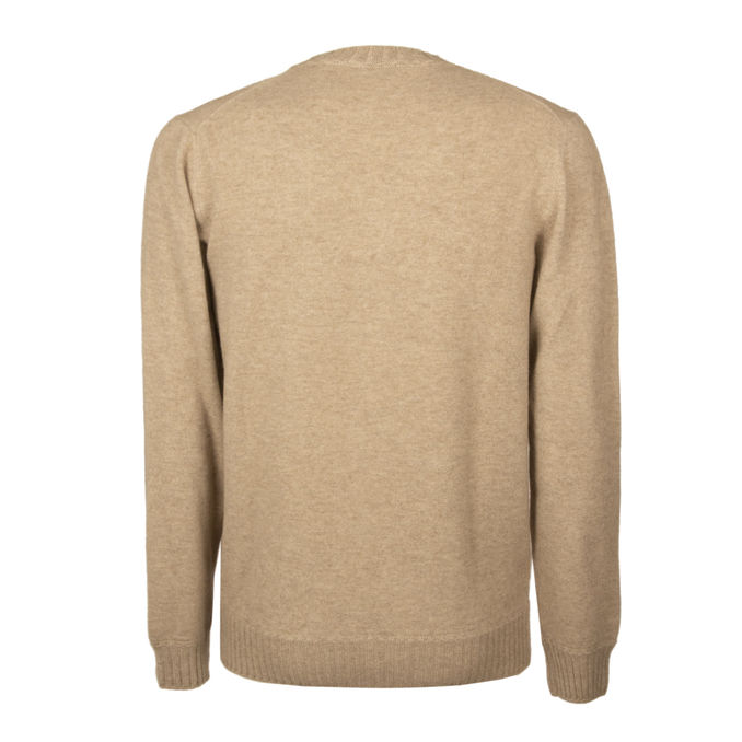 ICONIC CREW NECK 100% CASHMERE Man Sesamo