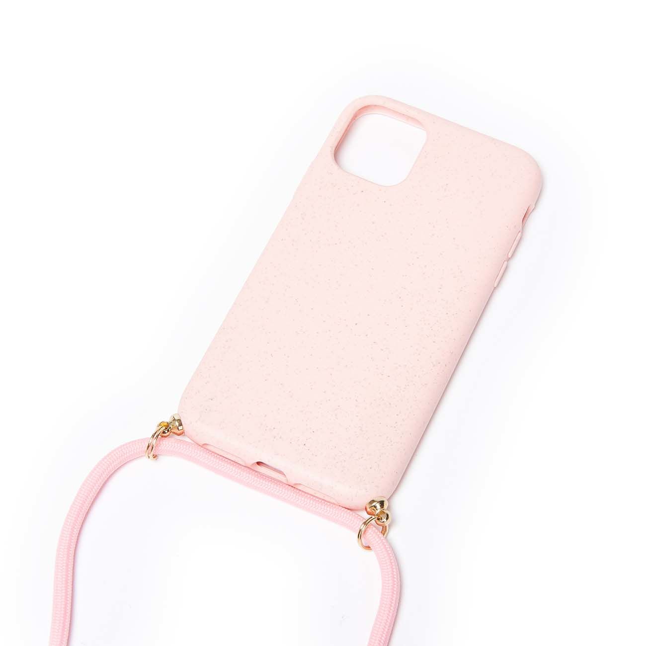 iphone x xs necklace compostable case pink 69639 zoom