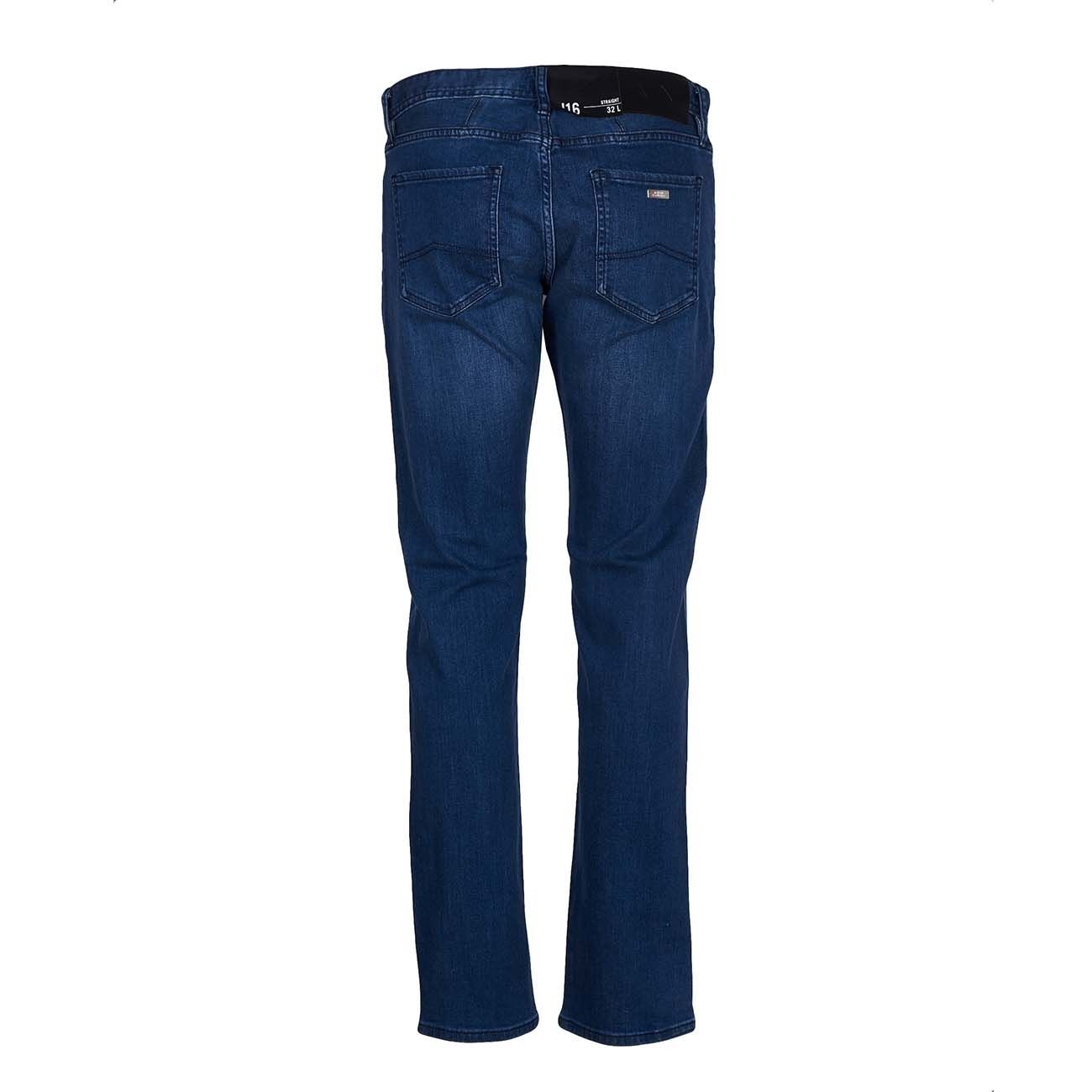 ARMANI EXCHANGE J16 STRAIGHT JEANS Man Blue denim | Mascheroni Sportswear